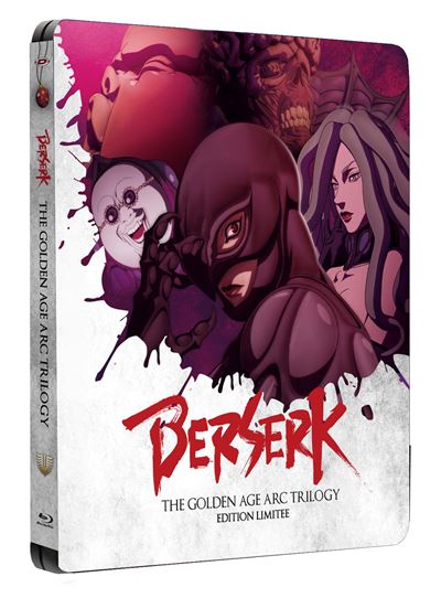 Berserk : l'Âge d'or - 3 films - édition Steelbook - Blu-ray